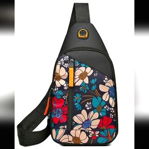 Floral Shoulder Bag Backpack